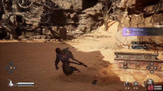 There are two chests to be found in this area and they contain a Mind Core.