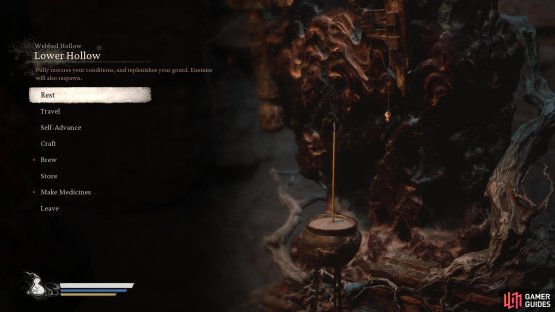 Head to the Lower Hollow Shrine
