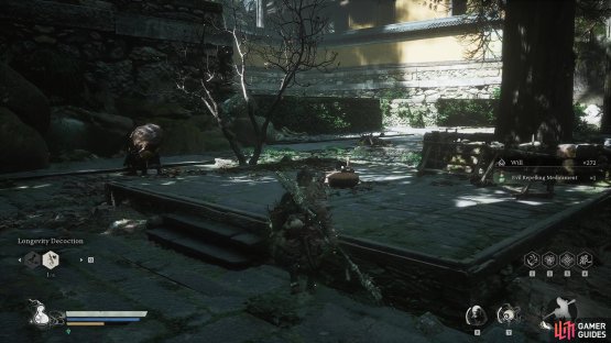 to find the fifth Meditation Point
