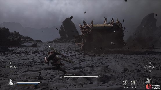 to find the Rusty Gold Cart