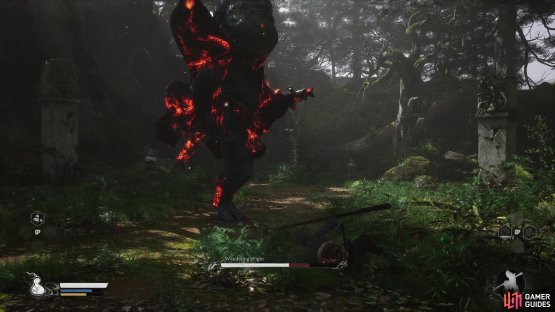 Dodge backward when you see him raise his leg to avoid the Stomp.