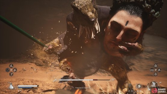 Simply dodge to either side to avoid the Stomp.