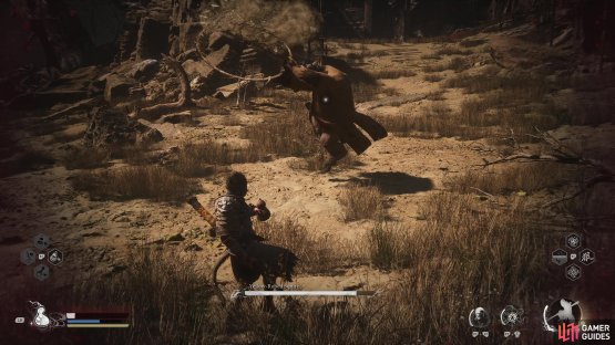 Keep your distance to avoid some of the squire&rsquo;s most deadly attacks.