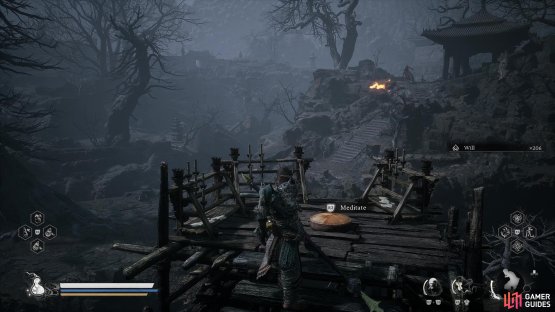 to find the first meditation point.