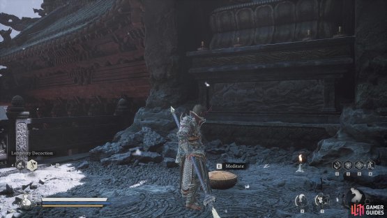 to find the second meditation point.