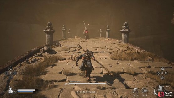 You&rsquo;ll find the Tiger&rsquo;s Acolyte on the second bridge after the Windrest Hamlet Shrine.