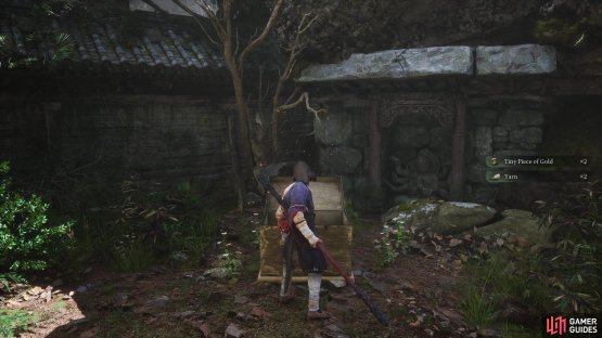 You can find some free Yarn in a chest at the Guanyin Temple Shrine.