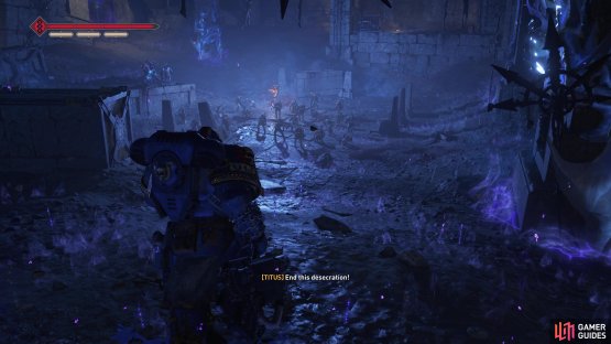 Progress through the mines until you find some cultists worshipping an altar.