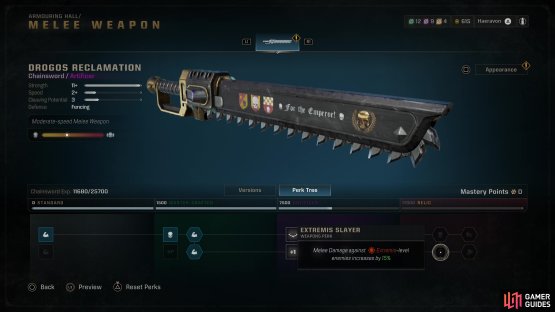 Some weapon perks only apply to enemies of certain threat ranks,