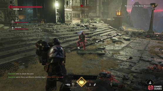 as they indicate a Cultist armed with Long-Las - a unique target you need to mark.
