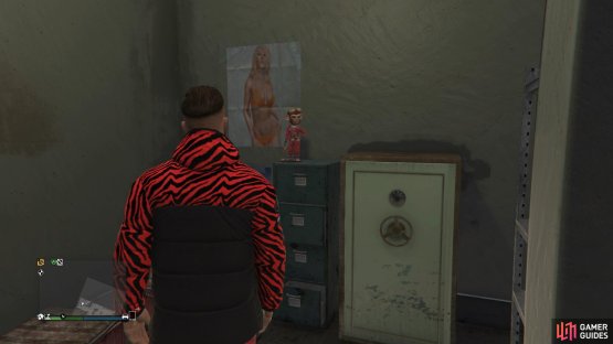 to find this action figure sitting in the office.