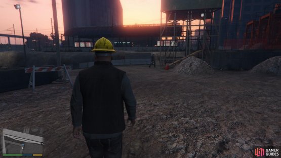 Follow the Architect and take him down to get the plans
