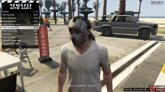 Buy the white hockey mask for everyone to complete the challenge