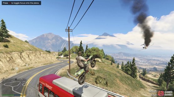 then dodge any obstacles whilst you chase the plane 