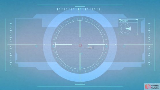 Shoot the plane when the square is in the position shown on the picture, 