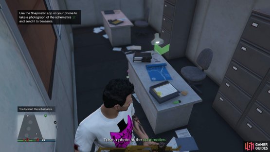 Take a picture of the schematics which is located in the trailer at the LSDWP Substation 