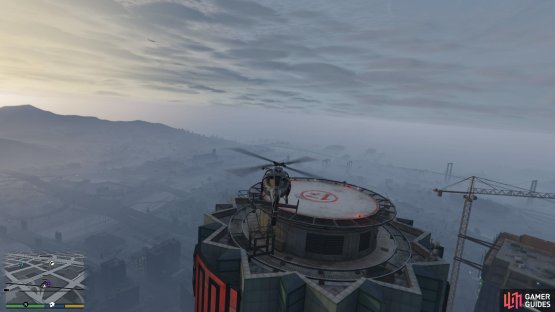 to find the epsilon tract sitting on the helipad. 
