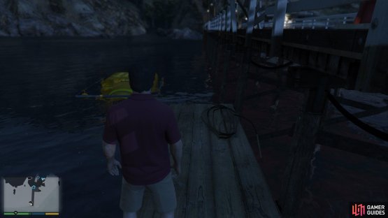 to find the epsilon tract sitting at the end of the pier.