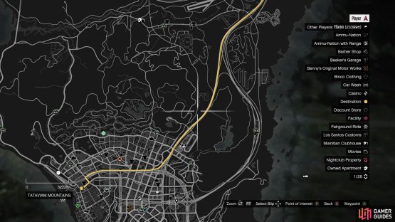 Head to San Andreas Avenue
