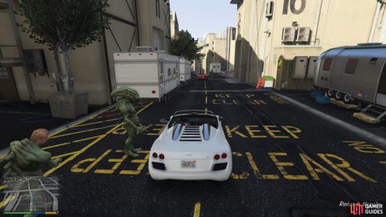 Don&rsquo;t hit any of these aliens as you drive through