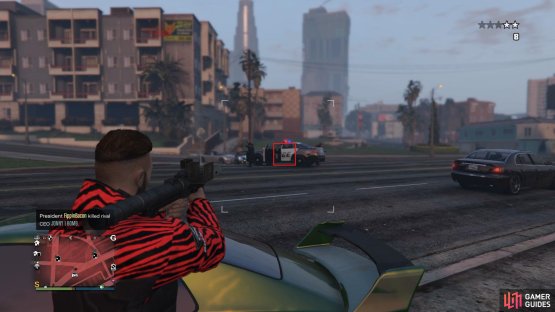 The Homing Launcher is perfect for taking cars 