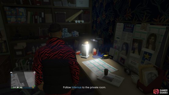 to find the second prop on the desk in the office.