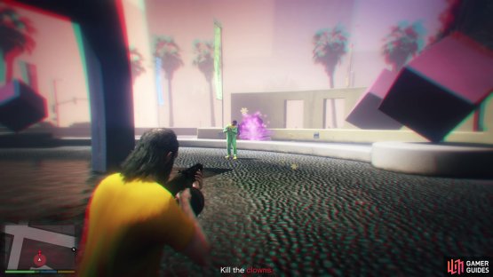 Take out the clowns when they spawn