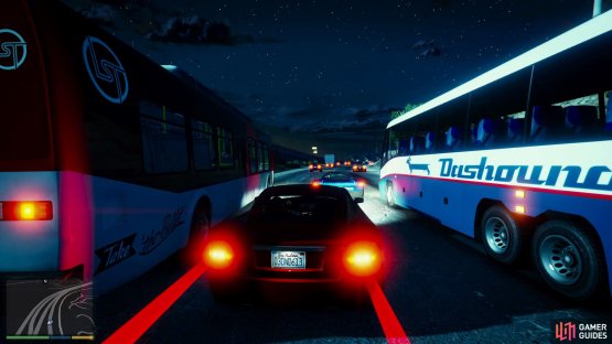 Use Franklin&rsquo;s Special to drive between the two busses, 