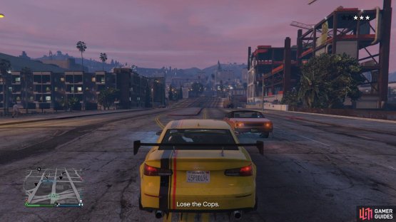 then escape the police before returning to your garage. 