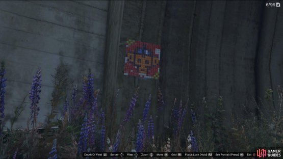 to find the monkey mosaic sitting under a bridge. 