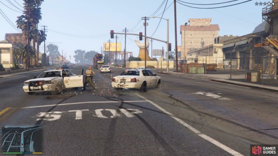 then take out the cars behind you with the spikes. 