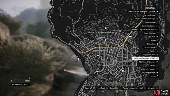 Heas to the waypoint marked on your map