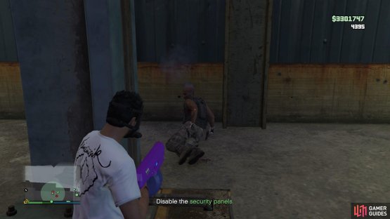 Take out all the enemies in the warehouse