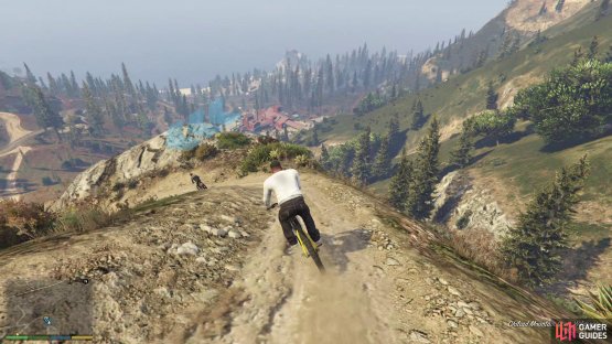 then race Dom down to the bottom.