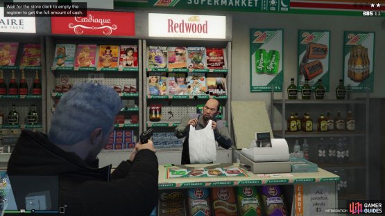Make sure to rob all stores around the map for a trophy