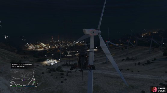 to find the signal jammer on the windmill.