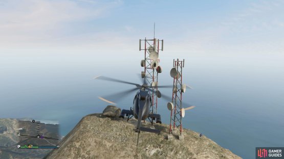 to find this signal jammer on the signal tower. 