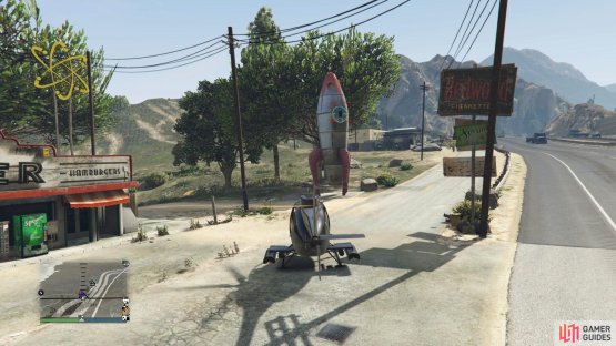 to find the signal jammer sitting on the rocket. 