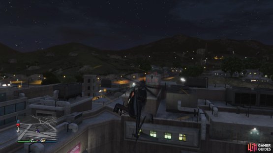 to find the signal jammer sitting on top of the building.