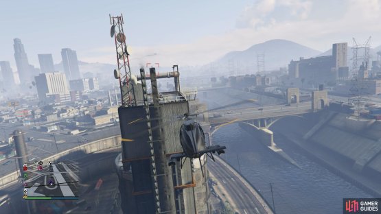to find the signal jammer sitting on the side of  the Cypress Flats Building. 