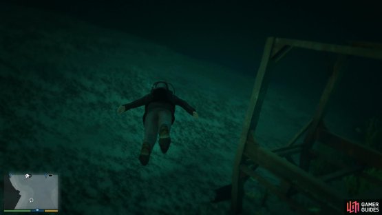 to find the part sitting next to a rusted frame.