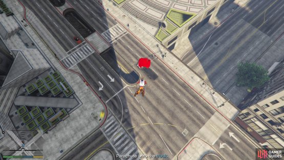 Pull the cord just after Franklin asks where the truck is