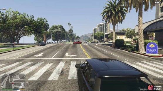 Shoot out the tires on the car to bring it to a stop
