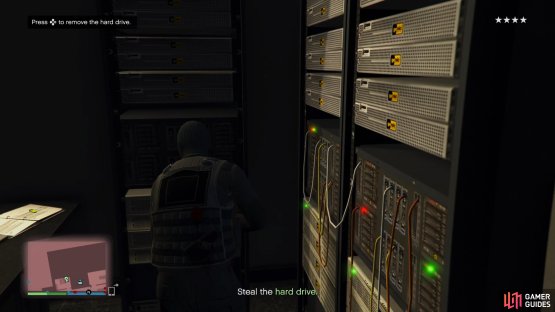 Steal the Hard Drive from the Communications Room 