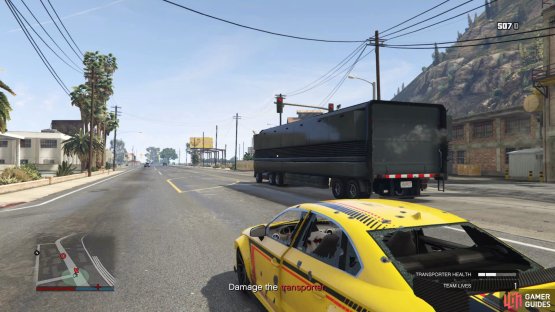 Damage the interceptor until it comes to a stop