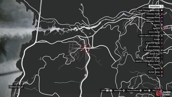 Head to this location on the map