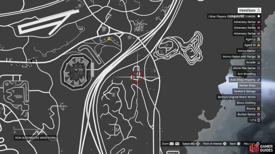 Head to this location on the map
