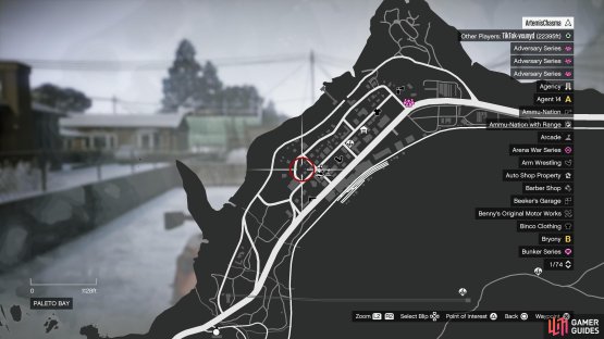 Head to this location on the map