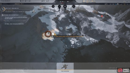 When you run low on Prefabs, make a path to the Construction Wagon to the left of the Seal Colony, and extract it.