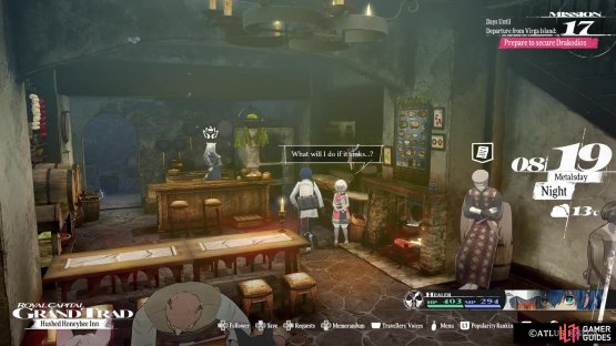 You need to make sure that Maria is at this point at the inn when it&rsquo;s night.